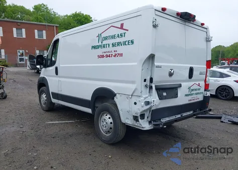 2023 Ram Promaster 1500 Low Roof 118 Wb z USA, uszkodzony, nr VIN 3C6LRVNG5PE552754